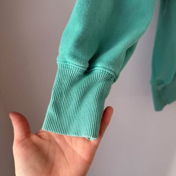 American Eagle Women's Crewneck Sweater in Mint Green Oversized XS - Picture 5 of 6